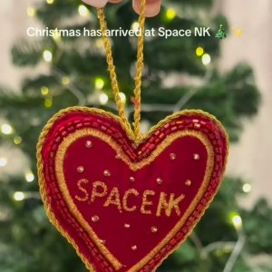 @spacenk’s instagram video of Space NK Joy Embellished Decoration,Space NK Heart Embellished Decoration | Space NK