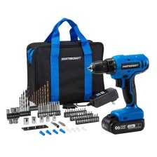 Shop Mastercraft 20V Cordless Drill/Driver with 76-pc Accessory Kit and case with PWRPOD 2 Ah Battery and Charger and more