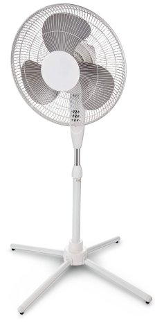 Shop For Living Tilt-Head Oscillating Pedestal/Stand Fan with Adjustable Height, 3-Speed, Assorted, 16-in and more