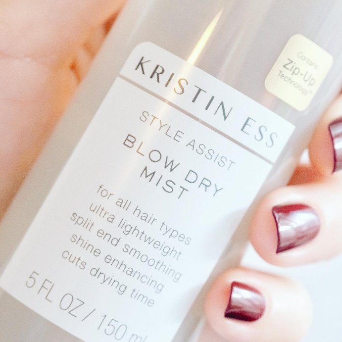 user image by @glowasyougo, Kristin Ess 450&#176;F Hydrating Heat Protectant Spray - Style Assist Blow Dry Mist for Straight, Wavy + Curly Hair - 5 fl oz