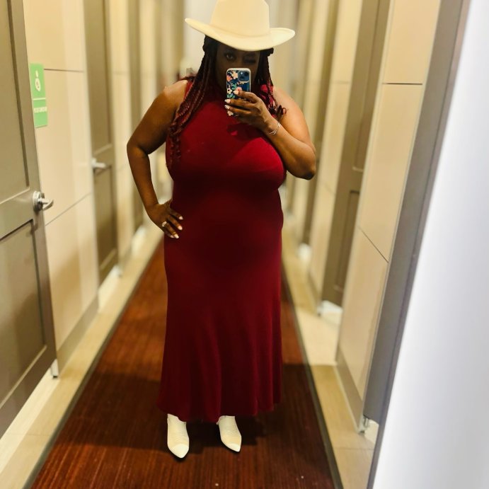 user image by @kolo_wonder, Women's Knit Midi Shift Dress - A New Day™