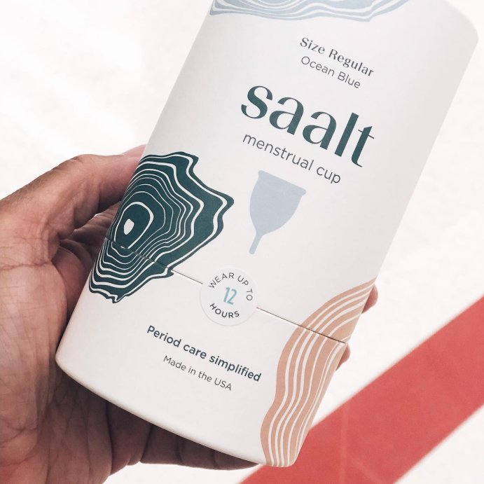 user image by @thetargetlist, Saalt Menstrual Cup - Ocean Blue - Regular