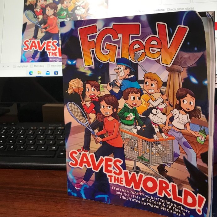 user image by Eduardo Guzman, FGTeeV Saves The World! (Hardcover)