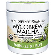 Shop Host Defense Mushrooms MycoBrew Matcha Powder - Organic Superfood Mushroom Mycelium - Energize & Uplift (30 Servings) and more