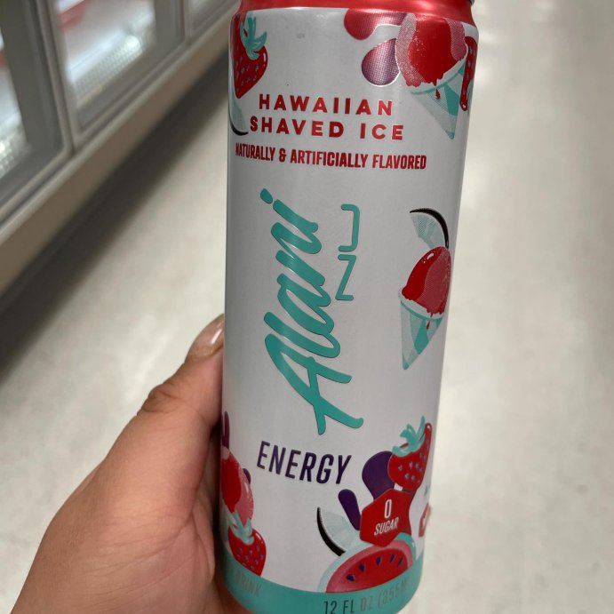 user image by @beautybynicolettee, Alani Hawaiian Shaved Ice Energy Drink - 12 fl oz Can