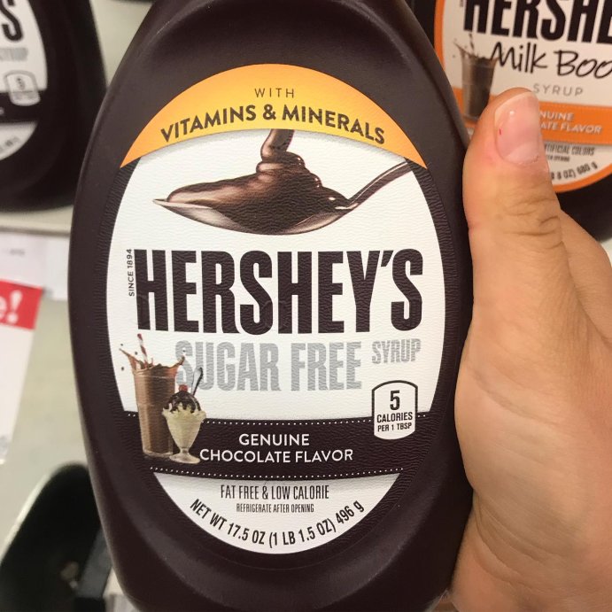 user image by @seasonalsweets4, Hershey&#39;s Sugar Free Chocolate Syrup - 17.5oz