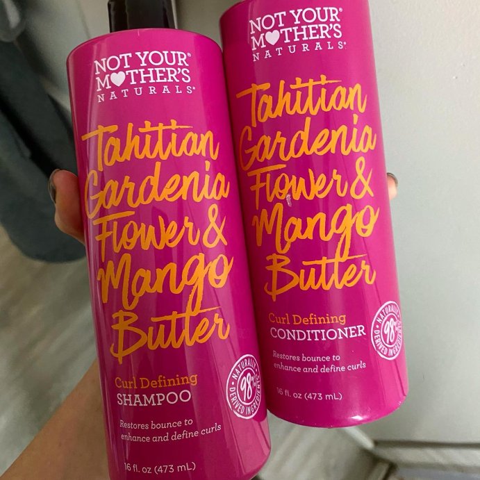 user image by @beautybyvictoriav, Not Your Mother&#39;s Naturals Tahitian Gardenia Flower &#38; Mango Butter Curl Definition Shampoo - 15.2 fl oz