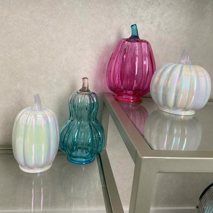 user image by @the_sunday_sauce, Round Glass Pumpkin Figural - Bullseye&#39;s Playground&#8482;