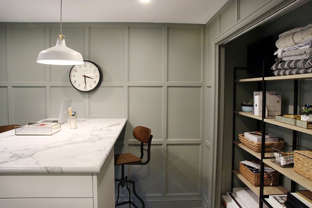 Marble deals standing desk