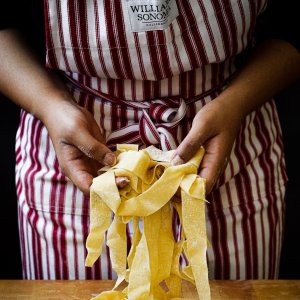 Williams Sonoma Striped Personalized Apron