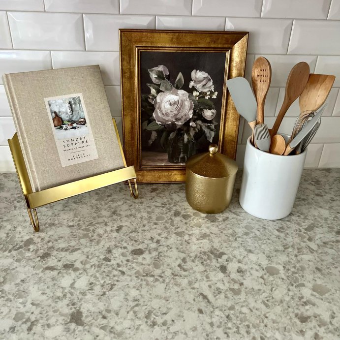 user image by @rossy.diaries, 11&#34; x 14&#34; Vintage Floral Framed Wall Canvas - Threshold&#8482; designed with Studio McGee