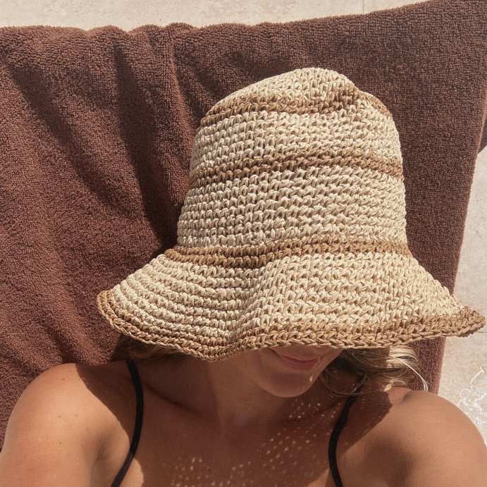 user image by @thegirls.veld, Straw Striped Bucket Hat - Universal Thread™