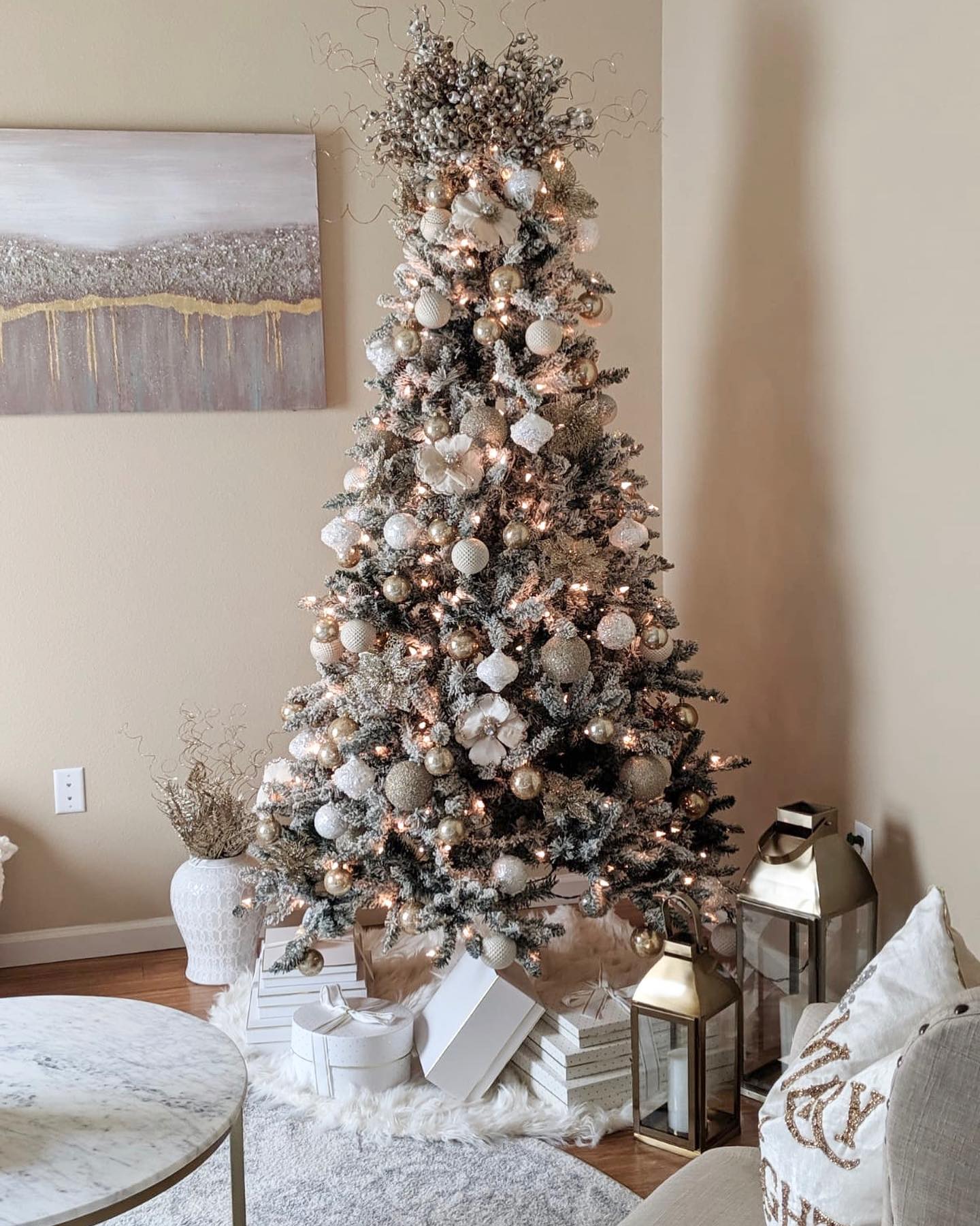 Nordic silver christmas Instagram Post