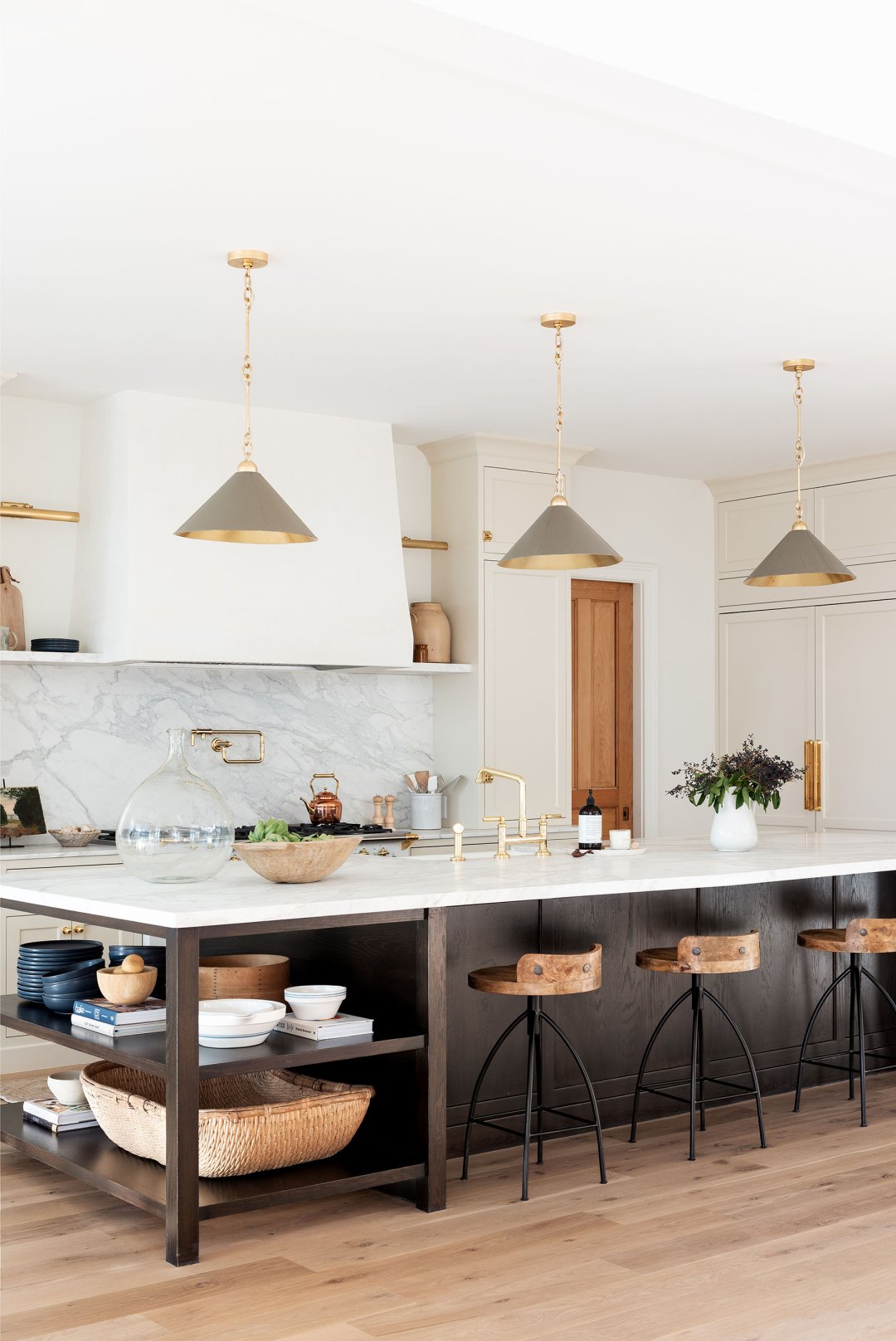 Black & White Transitional Kitchen - Studio McGee