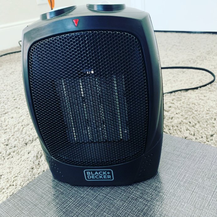 user image by @tina_trying_new_stuff, BLACK+DECKER Personal Ceramic Indoor Heater Black