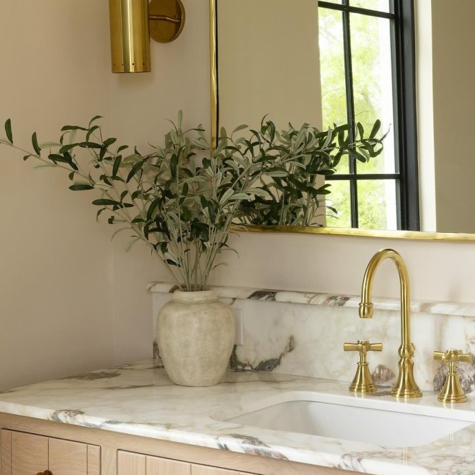 user image by @amberpylesinteriors, Olive Leaf Potted Arrangement - Threshold&#8482; designed with Studio McGee