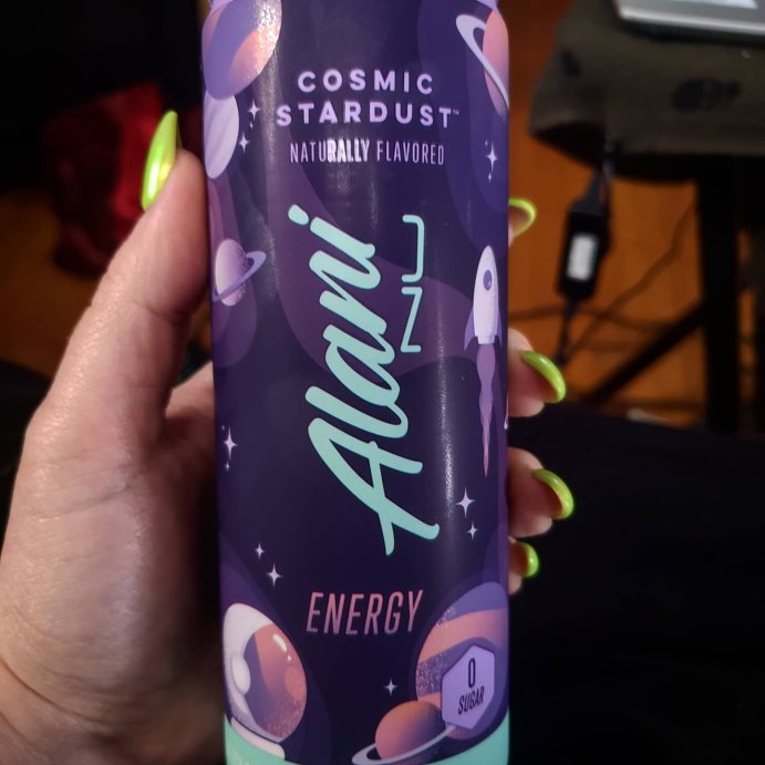 user image by @housecatoflife, Alani Cosmic Stardust Energy Drink - 12 fl oz Can