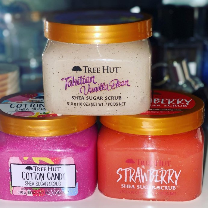user image by @feel_good_tingz, Tree Hut Strawberry Shea Sugar Body Scrub - 18oz