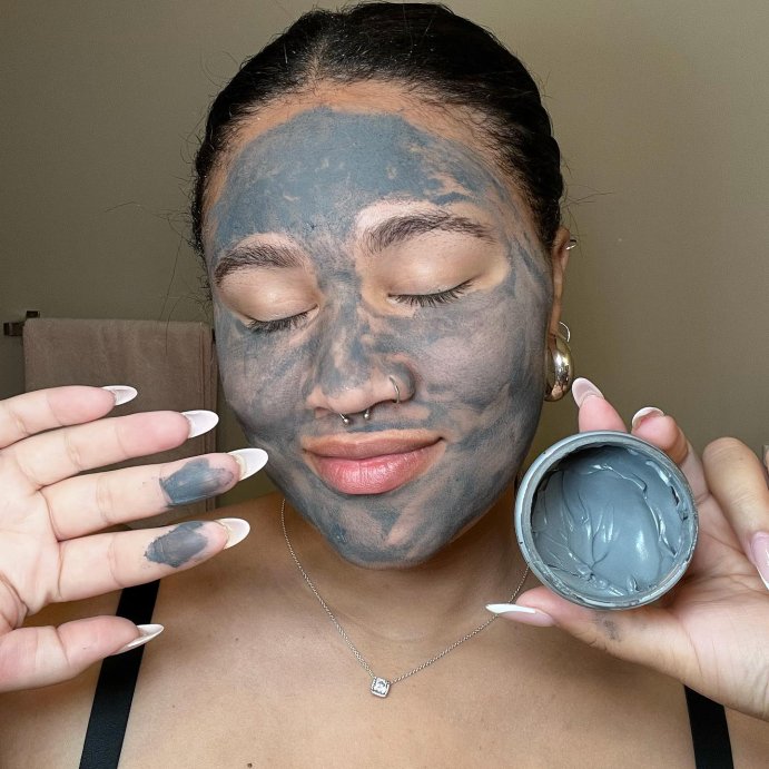 user image by @ugcbyalexusg, SheaMoisture African Black Soap Tamarind Extract &#38; Tea Tree Oil Clarifying Mud Mask - 6oz