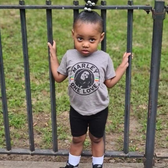 user image by @giamilani_closet, Toddler Boys' Bob Marley 'One Love' Short Sleeve Graphic T-Shirt - Gray