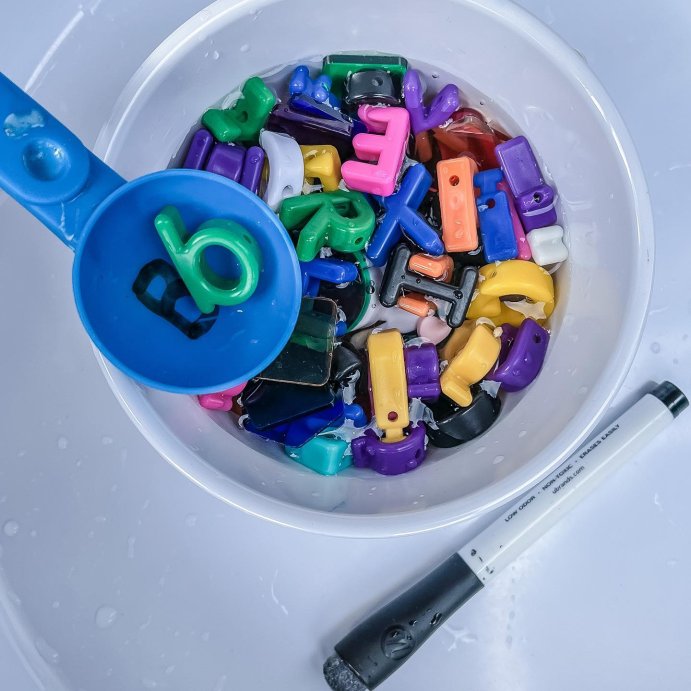 user image by @colettesplaysets, Learning Resources Lowercase Lacing Alphabet, Ages 3+