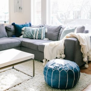Finally got this pretty Moroccan pouf yesterday!  Literally took 4 months to come and they sent me the wrong color.  I had changed from this royal blue to a light color after I had originally ordered.  They said it wouldn't be a problem.  But, in the end, they sent the original blue and took 4 times longer to ship than what their website said.  Grrrr. .
.
However,  I love it. Gonna keep the blue and not stress it because I'm not interested in waiting that long again!  Plus, the blue is gorgeous! Such a fun pop of juicy color in my family room! .
.
.
.E D I T :  thebluepearlchefchaouenshop  reached out, apologized and are sending the correct color at no charge.  Gotta love when a company tries to resolve problems :)
.
So if you don't mind waiting a while, thebluepearlchefchaouenshop
has great deals on these poufs and they're stunning in person!
.
.
.
.

#howwedwell 
#homedesign 
#stellarspaces
#homeinspo 
#cljsquad 
#currentdesignsituation 
#smp 
#theeverygirlathome 
#apartmenttherapy 
#smploves 
#styleathome 
#mystructubestyle 
#sharemyUrbanBarn 
#designsponge 
#beachstyle 
#howyouhome
#sodomino 
#pocketofmyhome
#hunkerhome
#aabhome
#bohomodern
#anthrohome 
#omysa
#myglobalvibe
#peepmypad
#coastalmodern
#heyhomehey
#myrenovatedreality