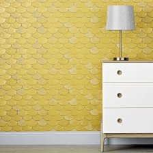 Shop Genevieve Gorder Brass Belly Removable Wallpaper and more