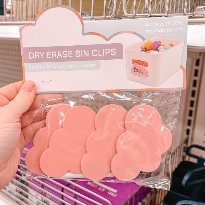 user image by @thompsonteachestiny, Dry Erase Bin Clips (10% Recycled) - Bullseye's Playground™
