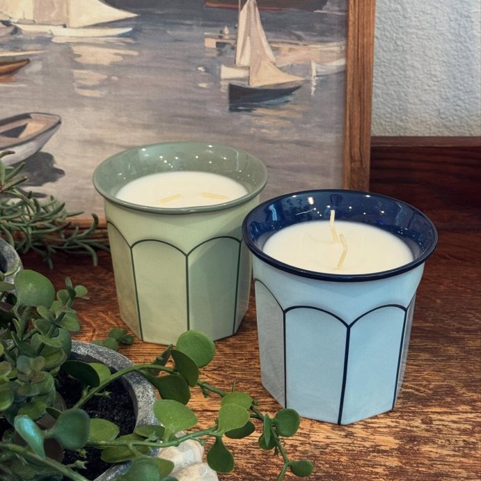 user image by @liz957, Arch Embossed Ceramic Jar Candle Coral 12oz - Hearth & Hand™ with Magnolia