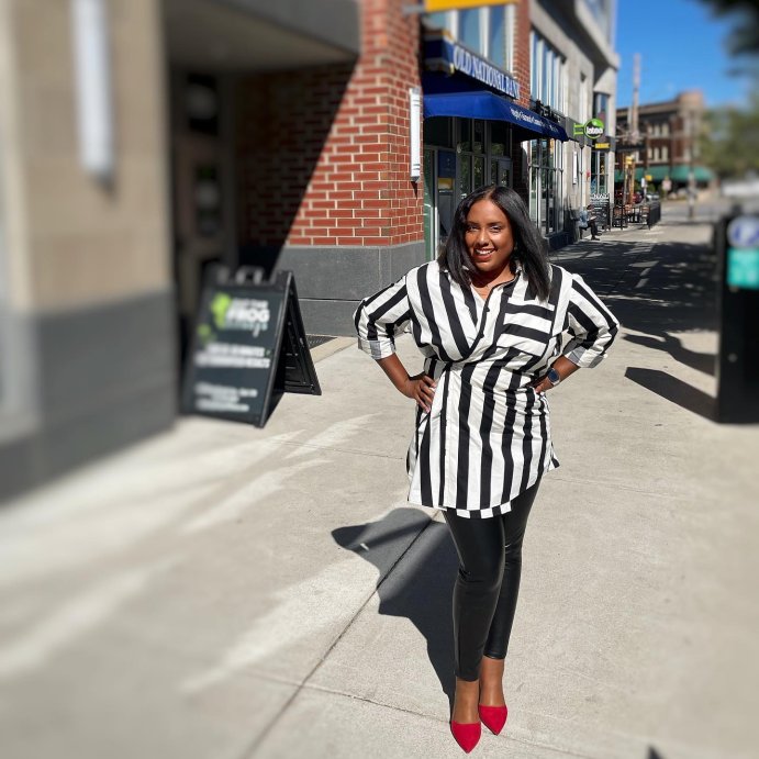 user image by @hazelstylelife, Women's High Waisted Faux Leather Leggings - A New Day™