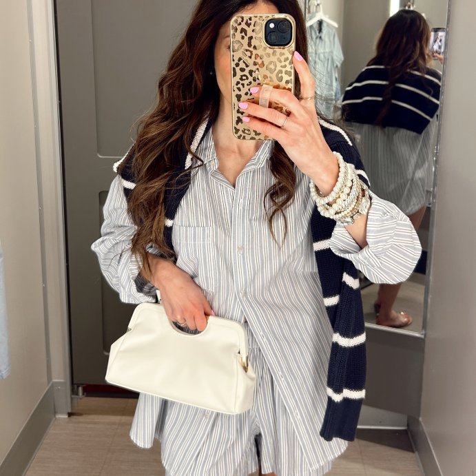 user image by @trace.this.style, Women&#39;s Long Sleeve Collared Button-Down Shirt - Universal Thread&#8482;