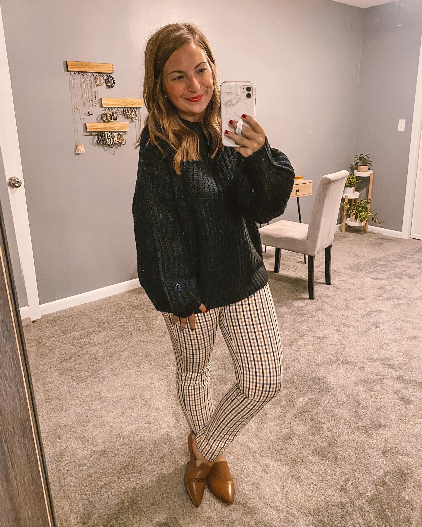 user image by @simplysmalltownblog, Women's High-Rise Skinny Ankle Pants - A New Day™