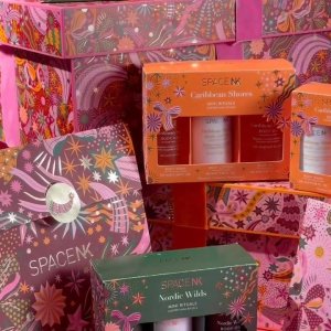 @spacenk&rsquo;s instagram video of Space NK Nordic Wilds Mini Rituals Set,Space NK Caribbean Shores Mini Rituals Set,Space NK Parisian Gardens Body Duo,Space NK Hand Cr&egrave;me Trio