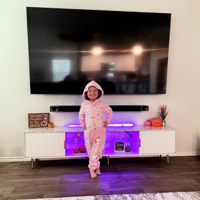 user image by @darline_soto, Girls' Halloween Skeleton Union Suit - Cat & Jack™ Pink