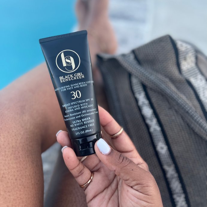 user image by Nika, Black Girl Sunscreen Broad Spectrum Infused with Jojoba Oil - SPF 30 - 3 fl oz