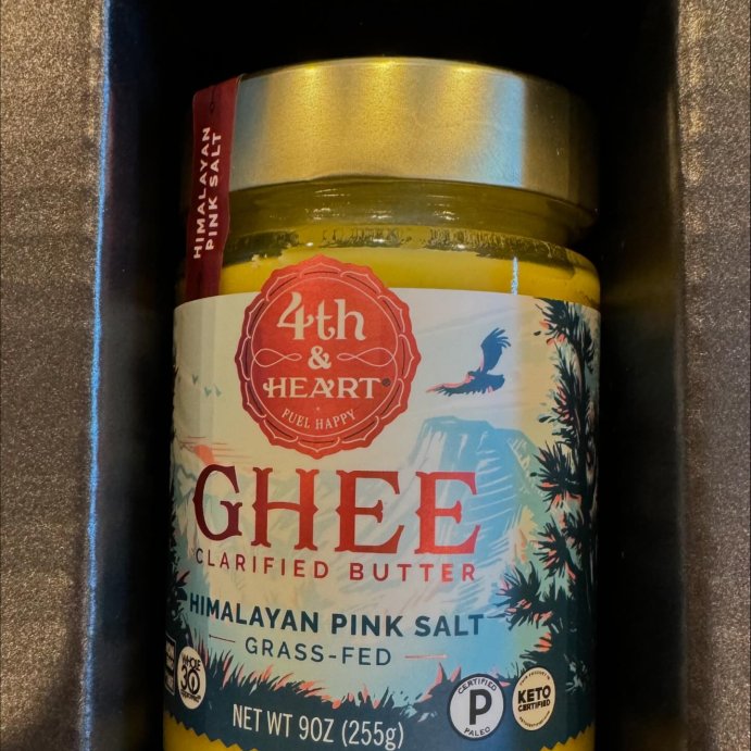 user image by @heyitsmenishab, 4th &#38; Heart Himalayan Pink Salt Grass-Fed Ghee - 9oz