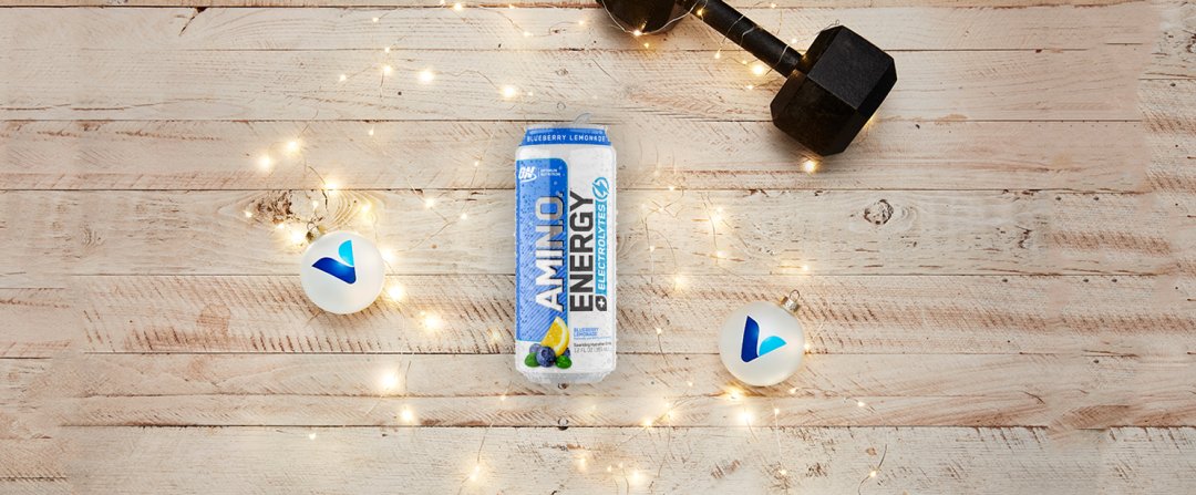 Shop Optimum Nutrition ESSENTIAL AMIN.O. ENERGY + ELECTROLYTES ? Sparkling Hydration Drink ? Blueberry Lemonade (12-Pack) and more