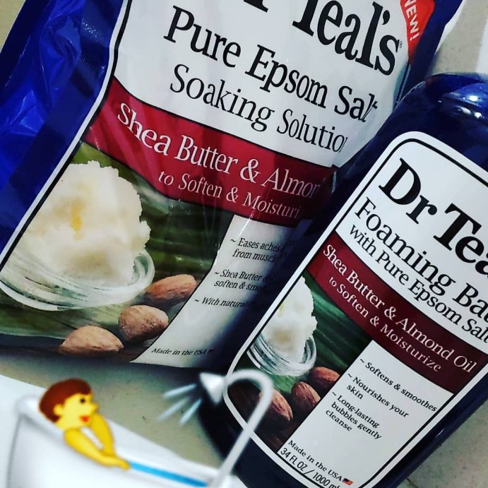 user image by @motherlane02, Dr Teal&#39;s Shea Butter &#38; Almond Oil Foaming Bubble Bath - 34 fl oz