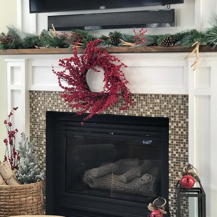 user image by @rollin_with_anita, Sullivans Artificial Berry Wreath