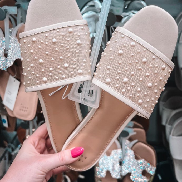 user image by @thewickumedit, Women's Elain Slide Sandals with Memory Foam insole - A New Day™