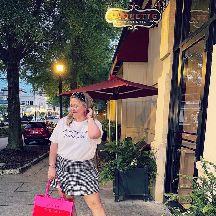 user image by @theblondegem, Women's High-Rise Tiered Mini Skort - Wild Fable™