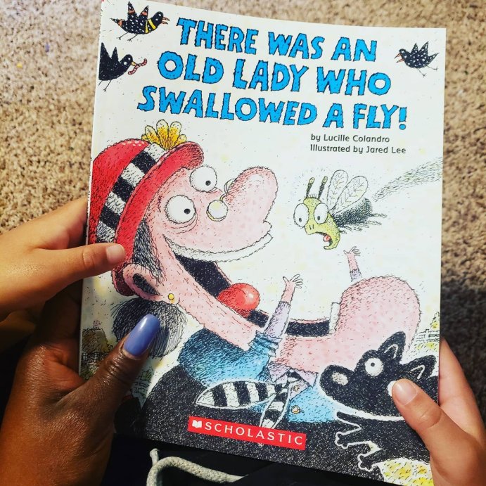 user image by @cornettscutesiecorner, There Was an Old Lady Who Swallowed a Fly! (Paperback) by Lucille Colandro