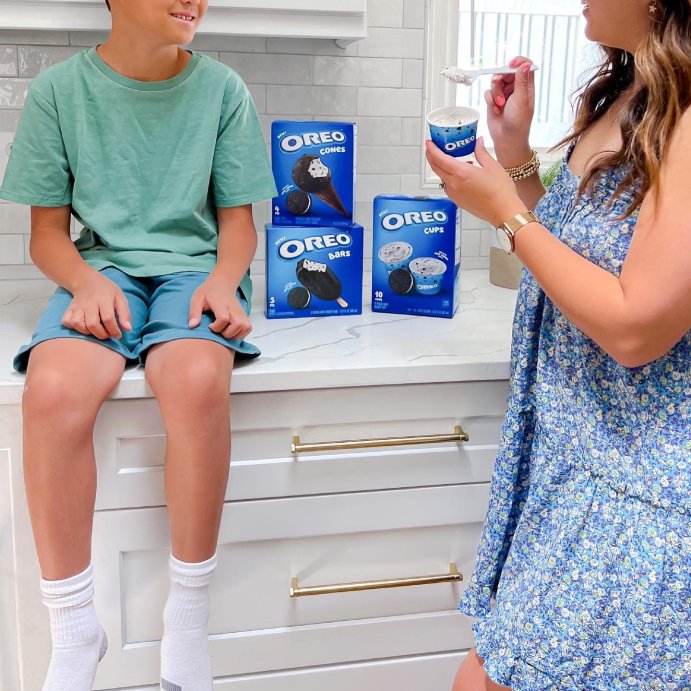 user image by @sandyalamode, OREO Ice Cream Cone Frozen Desserts - 18.4oz/4ct