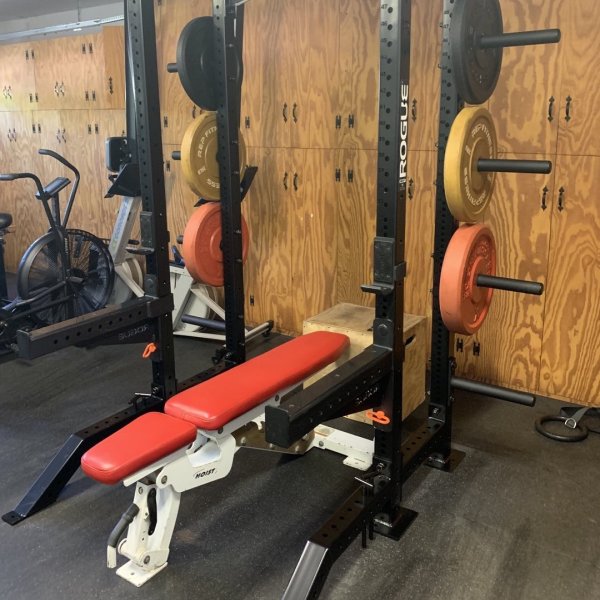 Monster Half Rack Foot (Pair) - MG Black | Rogue Fitness