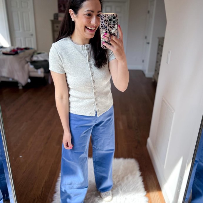 user image by @msnafashion, Women's Short Sleeve Button-Down T-Shirt - Universal Thread™