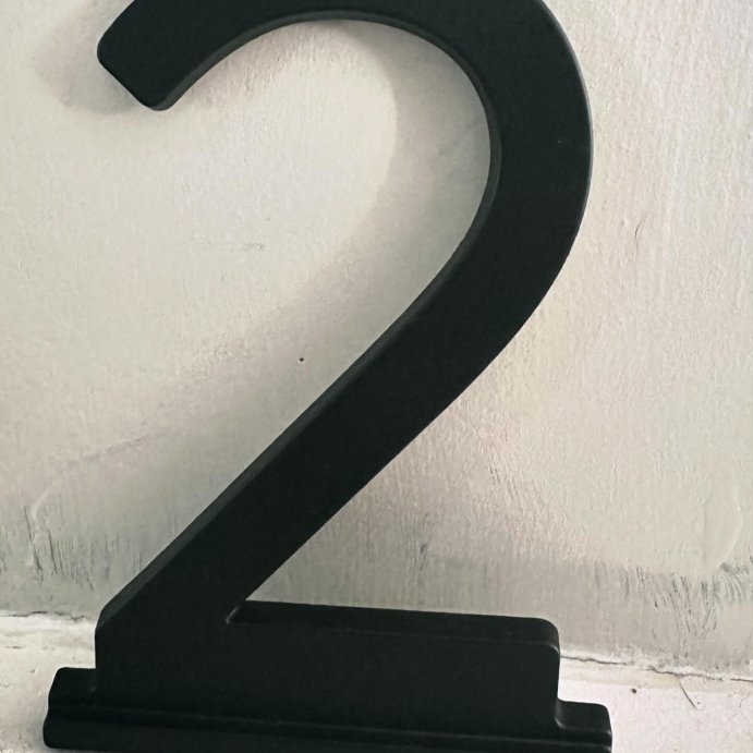 user image by @christinelo6, Metal House Number Plaque Matte Black - Hearth & Hand™ with Magnolia