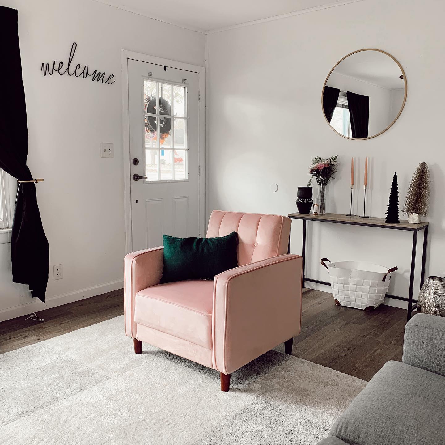 Sweet modern winter room Instagram Post