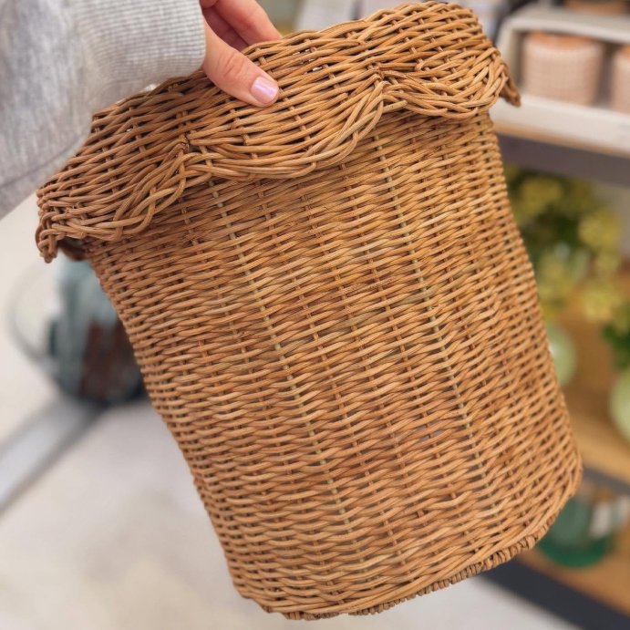 user image by @cozyalyssa, Scalloped Rattan Planter Basket - Hearth & Hand™ with Magnolia