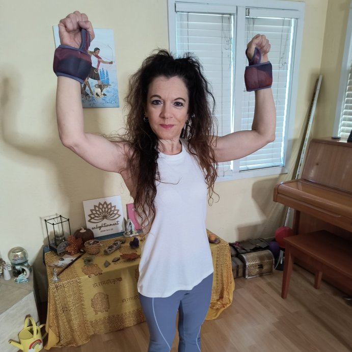 user image by @jennifermarieellis, Wrist Weights Anti-microbial 1.5lbs 2pc - All In Motion&#8482;: Adjustable Neoprene Pair