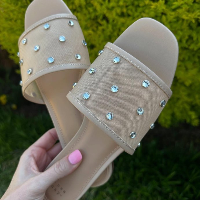 user image by @styledbykaleynicole, Women's Elain Slide Sandals with Memory Foam insole - A New Day™